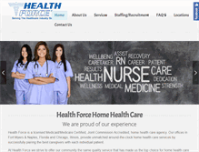 Tablet Screenshot of health-force.us